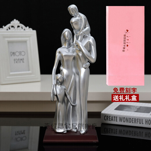 10. Hochzeitstagsgeschenk für Frau und Familie von vier Ornamenten für den 10. Hochzeitstag Mitte gebürtige Geburt 15935 Bietet Schriftzug für Jungen und Familie von drei Drei