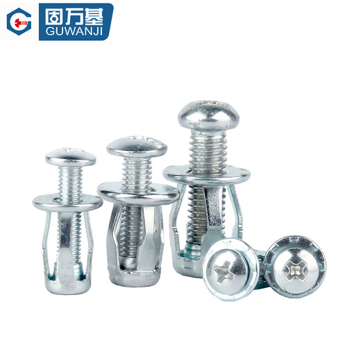 Guwanji petal nut expansion screw plastic plate hollow iron car fixed lantern type rivet expansion bolt screw M4-M8 screw collection M4x16 10 pieces