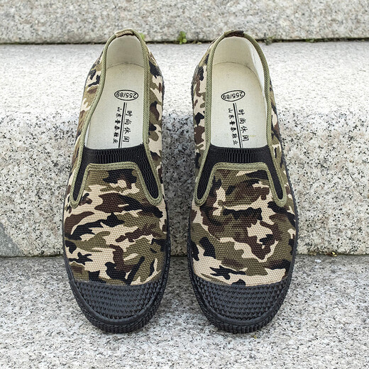 Zapatos lumaian (lumaian) Lumaian Lutai zapatos de liberación retro para hombres zapatos de trabajo con una sola patrimonio zapatos de lona bajas lienzos livianos zapatos de protección de mano de obra resistente a los zapatos de construcción [suela ligera] 1431 gris 36 36