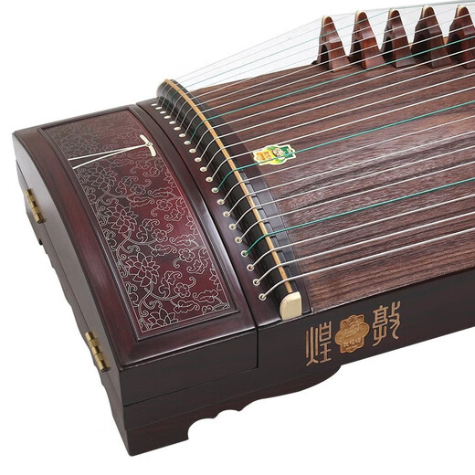Dunhuang Brand Dunhuang Guzheng 694KK -Serie Banana Fenster Nacht Sprache Professionelle Performance Guzheng Shanghai National Musical Instruments Factory 1 5698jt Lady (vollständige Set von Accessoires)
