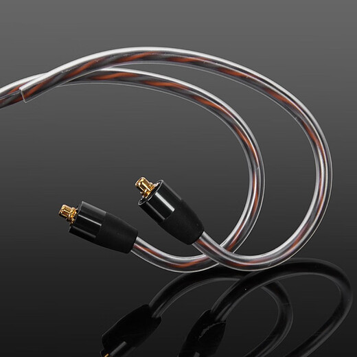 Earmax 适用舒尔shure SE215 SE535 SE846 UE900S E5000耳机线 3.5mm棕色