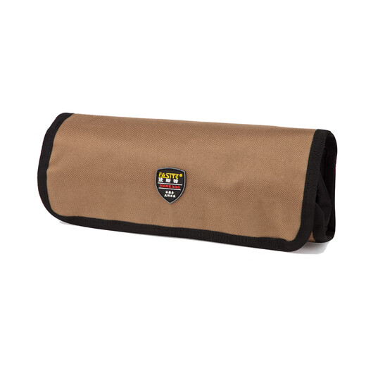 FASITE tool roll bag portable small canvas thickened storage bag multi-functional portable electrician tool bag khaki