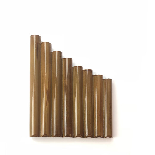 Qibaoju Pan flute instrument Beginner Pan flute 8 tube Miyue Pan flute National blowing wind instrument Xiao Pan flute C tune