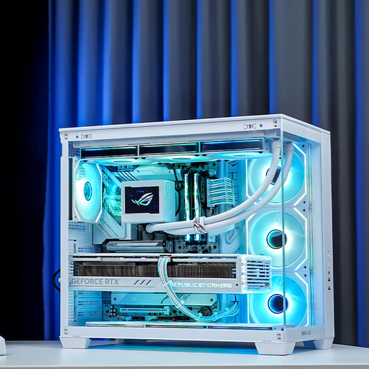 ASUS U7 265K ASUS ROG family bucket 5080 host pure white sea view room graphics card game e-sports live broadcast DIY assembly machine computer machine Ultra7 265KF+RTX5070TI | 2