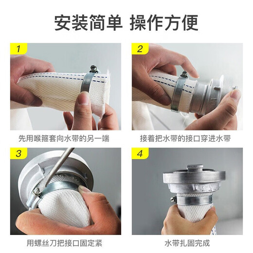 Xinlongwei 10-50-20 hose + interface 20 meters fire hose 2 inches 50mm fire hose hose polyurethane type 10 fire equipment