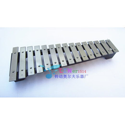 京韵音准15音铝板琴打击琴儿童乐器音乐玩具手敲琴木琴奥尔夫教具教学 彩色15音+乐器包+谱+音符帖