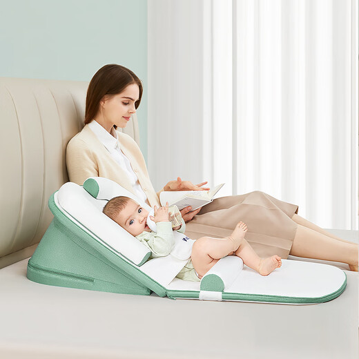 ABCMOKOO Baby Anti-Spray Slope Perman almohada anti-ascendente 0-3 años recién nacido almohada de almohada wuji wuji estilo