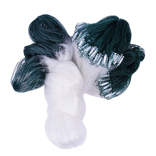 DZQ wire mesh floating net hanging net single layer three layer fishing net fish net fishing net crucian carp silver carp white strip net sinking net three layer sinking net 3 fingers - 1.2 meters high - about 15 meters long