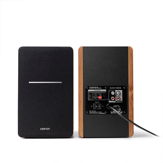 漫步者（EDIFIER）R1200BT桌面蓝牙音箱台式电脑音响木质2.0家用笔记本多媒体42W大功率D类功放高品质低音炮带遥控器 R1200BT