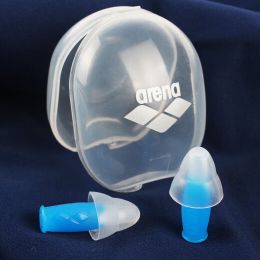 Arena swimming earplugs silicone waterproof shower earplugs sound guide soft and comfortable without hurting the eardrum unisex AX002-BLU blue