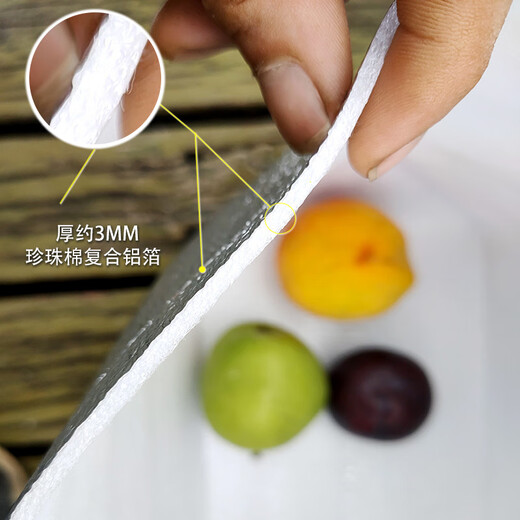 佰伶佰俐冷链运输3号立体保温袋6个装 加厚铝箔立体大容量保鲜袋