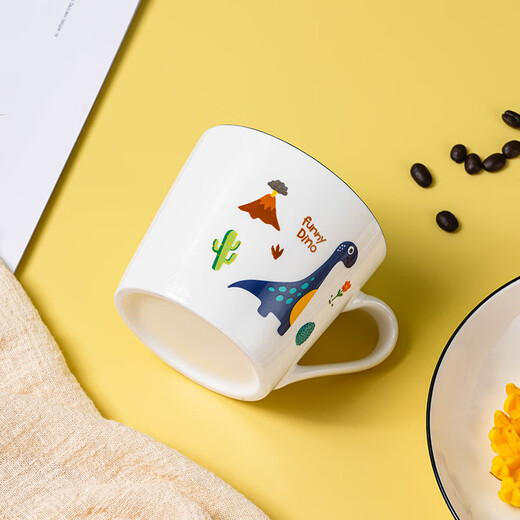 Youlaifu Ceramic Mug Large Capacity Couple Water Cup Men's and Women's Milk Cup Breakfast Cup Oatmeal Cup Gift