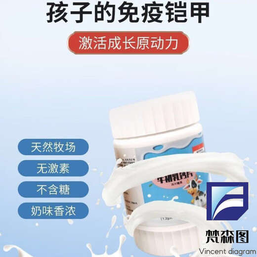 Nanjing tongrentang [officiellement vendu] comprimés de calcium de lait de chameau probiotique colostrum jaune clair