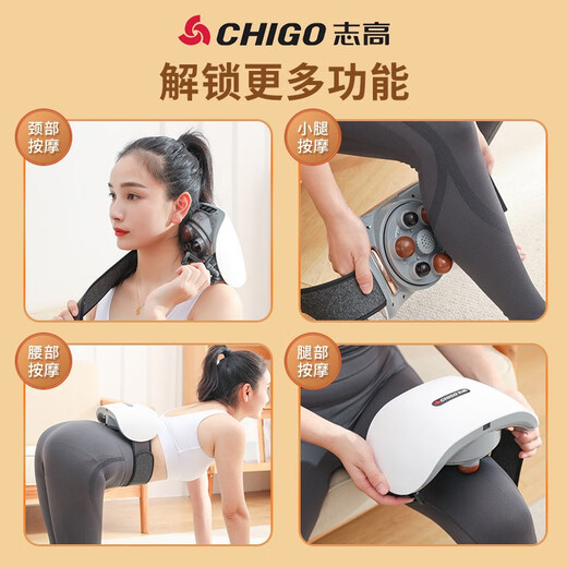 CHIGO Abdominal rubbing instrument Bianshi abdomen automatically knead and reduce belly massage device warming abdomen and promoting gastrointestinal peristalsis and stool and waist massage device give girlfriend birthday gift [plug-in model] Dabianshi abdomen rubbing + moxibustion hot compress + intelligent timing + 3-stage adjustment
