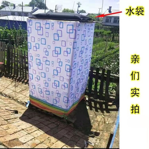 Ba Gang Bathroom Integrated Rural Bathroom Tent Rural Outdoor Simple Winter Bathroom Tent Too People Movable Bold Space 1.5 Meters + Surround Cloth
