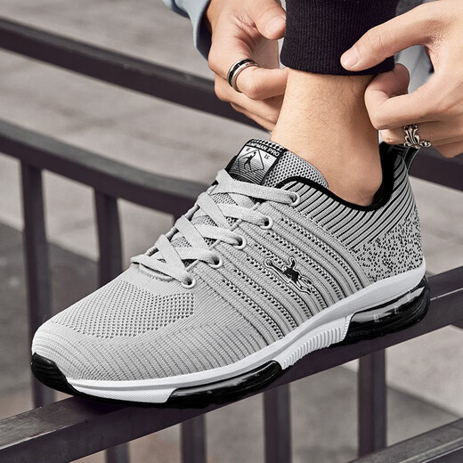 Jordan Gran Herrenschuhe Sommer Plus Größe Herrenschuhe extra große Größe Sports Buzz Schuhe 46 Freizeitschuhe 47 Größe 48 Größe Laufschuhe 49 Größe 50 hellgrau 9906 48