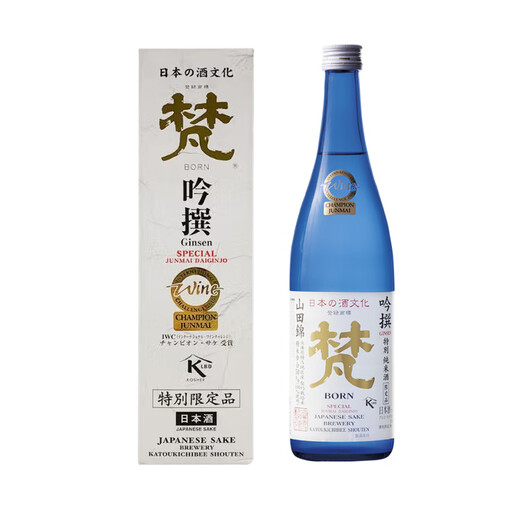 梵 吟选清酒 720ml 纯米大吟酿 日本进口 甘口 日料佐酒 礼盒装