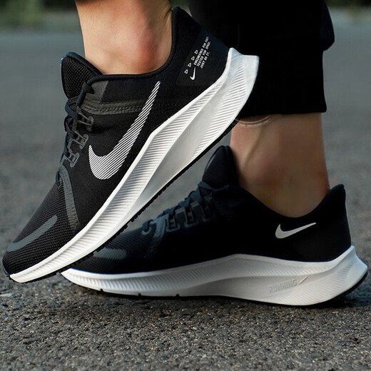 耐克（NIKE）跑步鞋男鞋2025夏季新款AIRZOOM气垫缓震透气运动鞋健身休闲鞋  DA1105-006/QUEST 4 41