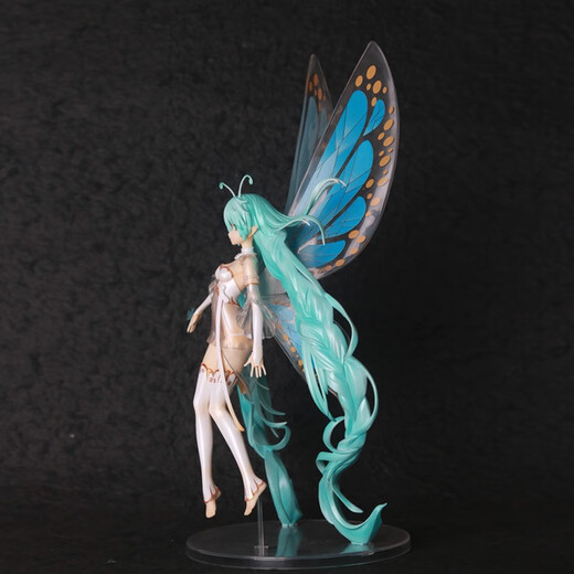 Babe Ai Hatsune Miku figure peripheral miku beautiful girl two-dimensional model chassis ornaments for friends birthday gift Hatsune Butterfly Hime [34cm]