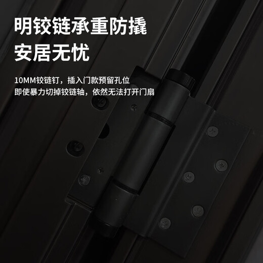 挺固 甲级防盗门通风窗门家用轻奢防盗门进户门入户门通风门子母门 K3一握式智能锁 1050*2150mm【开向咨询】