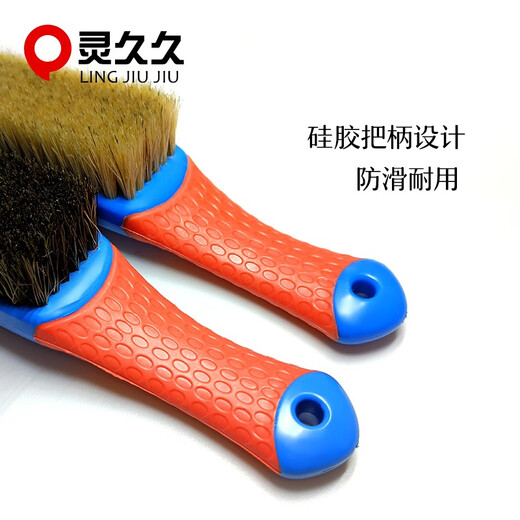 Lingjiujiu Wenwan brush bristle brush Rudraksha olive walnut soft and hard bristle brush maintenance and cleaning set tool nano brush