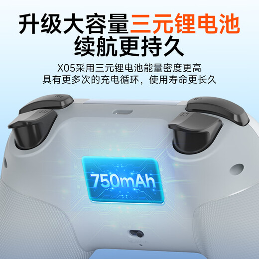 EasySMX Jueying X05 Wireless Game Controller Switch2 Bluetooth Apple Computer PC Mobile Phone Steam Android Ming Mo Yuan Xu Zhi Yu Black Myth Wukong Double Shadow Wonderland White Mist Gray