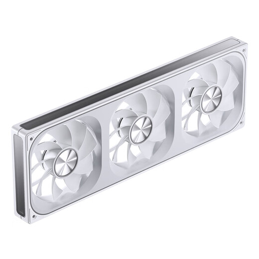 乔思伯（JONSBO）ZA-360WR ARGB版白色反叶 12CM*3机箱风扇（四面一体千层镜光效/3连体/铝质铭牌/PWM公母头）