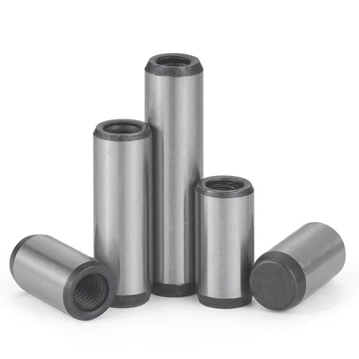 JINGGONG 4-30 Hardened quenched internal thread cylindrical pin GB120 positioning pin tapping pin extraction pin 45# steel 8 25 internal thread M5 (2 pieces)