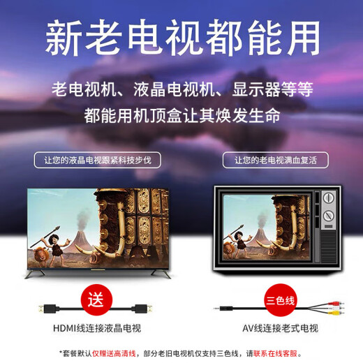 赛米尼【直接连wifi】海思芯电视盒子全网通机顶盒网络盒子4K高清可投屏秒换台魔盒机顶盒 双频8G语音遥控【开机就看+4k高清+智能语音】 网络机顶盒