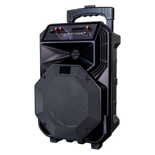 Huabao square dance trolley audio dance speaker mobile outdoor high-power speaker Bluetooth portable portable mobile performance K song subwoofer with wireless microphone ground 10-inch high-power trolley speaker single microphone