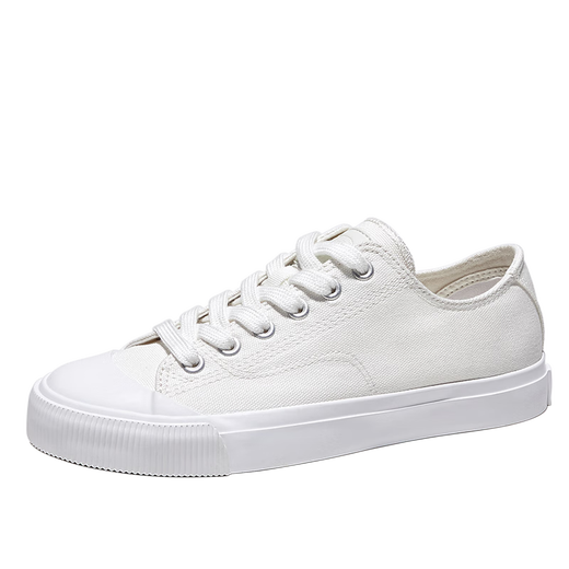 Feiyue canvas shoes for men and women 2024 autumn new low top solid color sports and casual shoes breathable versatile couple shoes white 42