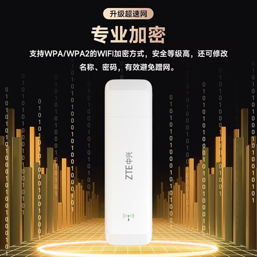 中兴随身wifi【送1500G】可移动无线wifi免插卡支持5G 4G设备不限速便携式网卡托全国通用流量2025款 移动电信双网自由切换-白色 送1500G流量+充电头+精美保护袋