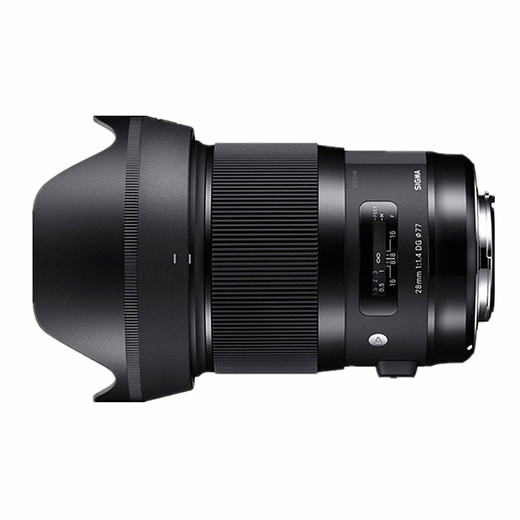 SIGMA Art 28mm F1.4 DG HSM Art series constant large aperture wide-angle fixed focus lens Canon port
