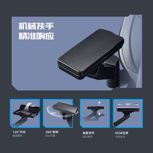 Aofeng AutoFull Gundam co-branded gaming chair, robotic arm armrest, gaming chair, national home comfort chair, ergonomic chair, boss chair, lift chair with footrest