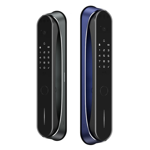 DESSMANN 3D face recognition cat eye smart lock fingerprint lock password lock anti-theft door lock electronic lock access lock video intercom Q8FPro modern gray