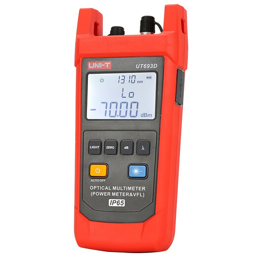 UNI-T Handheld Optical Power Meter UT692D/693D NETZIGKEIT TEST FIBER TEST OPTICAL FADE TEST UT693D Offizielle Standardkonfiguration