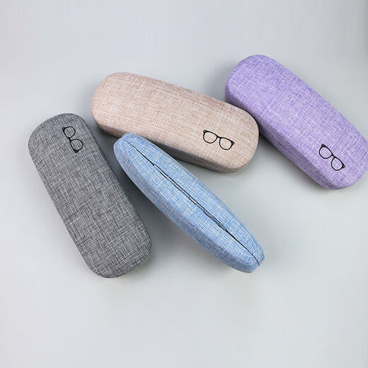 
Kissed glasses box imitating the pressing of men and women giving mirror cloth ins simple retro portable myopia reading glasses box random color mirror cloth + eye box