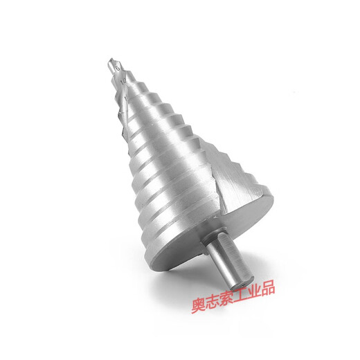 Pagoda drill 6-65mm large size hole opener 4241 high-speed steel spiral groove step drill 6542 stainless steel drill bit 6-65mm (titanium-plated three-edged)