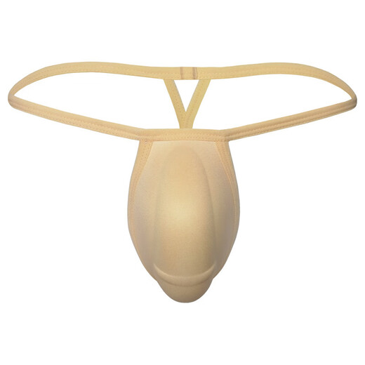 Xueche Herren Sex Tanga u konvexer sexy Umriss Herrenschutzpads mit großer Unterwäsche dünne Gürtel Doppelhose Schlaf Unterwäsche Schwarz Tanga [Privat Lieferung] 1 l [145-190jin [Jin gleich 0,5 kg]]