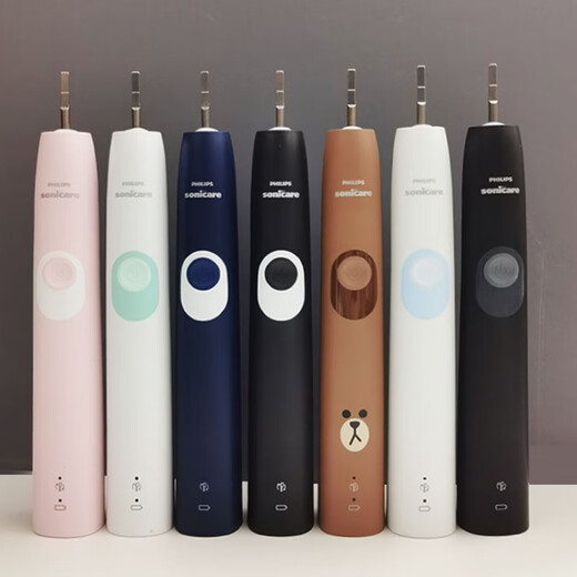 新安怡飞利浦电动牙刷成人6877HX682P全自动感应充电式声波震动智能9192 散装HX686P主机 送4刷头