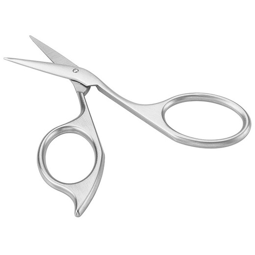 Zwilling (ZWILLING) eyebrow trimming tool set, eyebrow trimming scissors, eyebrow brush, two-piece set, bonded area ready stock, shackle eyebrow scissors, 1 piece