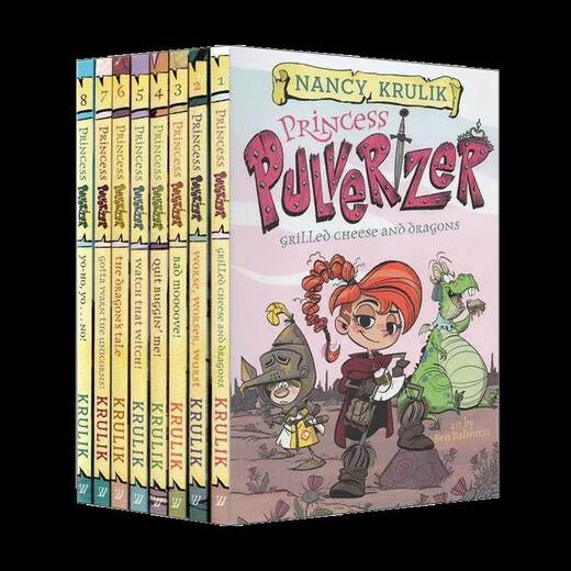 Princess Pulverizer Series 8 Volumes English Princess Pulverizer Livre de chapitres illustrés pour enfants Princess Pulverizer Series 8 Volumes English Princess Pul