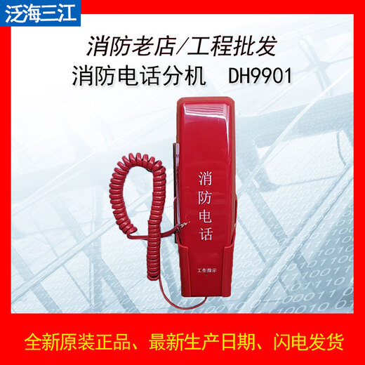 泛海三江原装店分机DH9901/9902/9901K/9902K/DH9905/9905K DH9905 电话插孔(带地址)