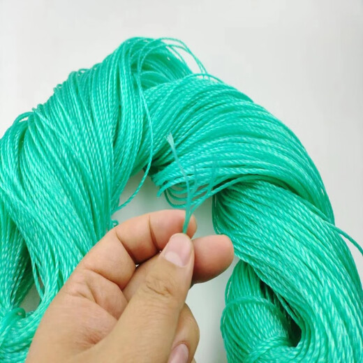 Nylon rope 2MM plastic rope green thin rope fishing net rope packing rope mending net rope fish rope hanging tree rope thick rope 2 mm 100 meters