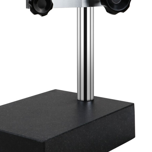 三量大理石百千分表陶瓷表座支架花岗石高度规比测台测量座平台 JD201 200*300mm直身杆(00级)