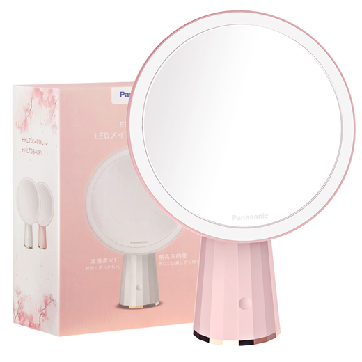 99% new Panasonic LED makeup mirror Laiying series smart mirror light makeup mirror with light portable dressing table small mirror 520 gifts Chinese Valentine's Day gift for girlfriend HHLT0640PL