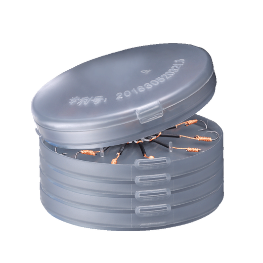 Weituosen flap hook explosion hook set replica fish hook anti-plate sea rod throwing pole silver carp and bighead carp pan hook eight-claw hook No. 12 hook style 5 sets + 40g lead + box + connection 12 hooks each upper and lower