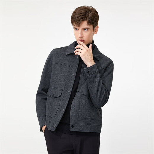 Goldlion gy single jacket men's lapel fashion casual men's top jacket JWF1799-LK120 gray L00