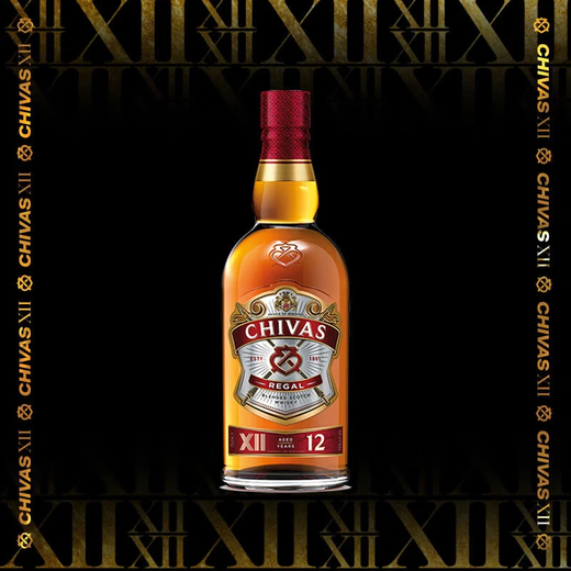 
Chivas Regal's famous company is strictly selected. Chivas 12-year whiskey imported wine Peregrine Riga One bottle One size Chivas 12-year 500mL 1 bottle