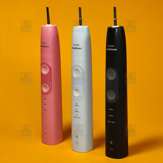 Philips New Anyi original sound wave electric toothbrush HX684 series adult HX684B HX684D HX684C host handle toothbrush Philips-bulk HX684 white-single 1